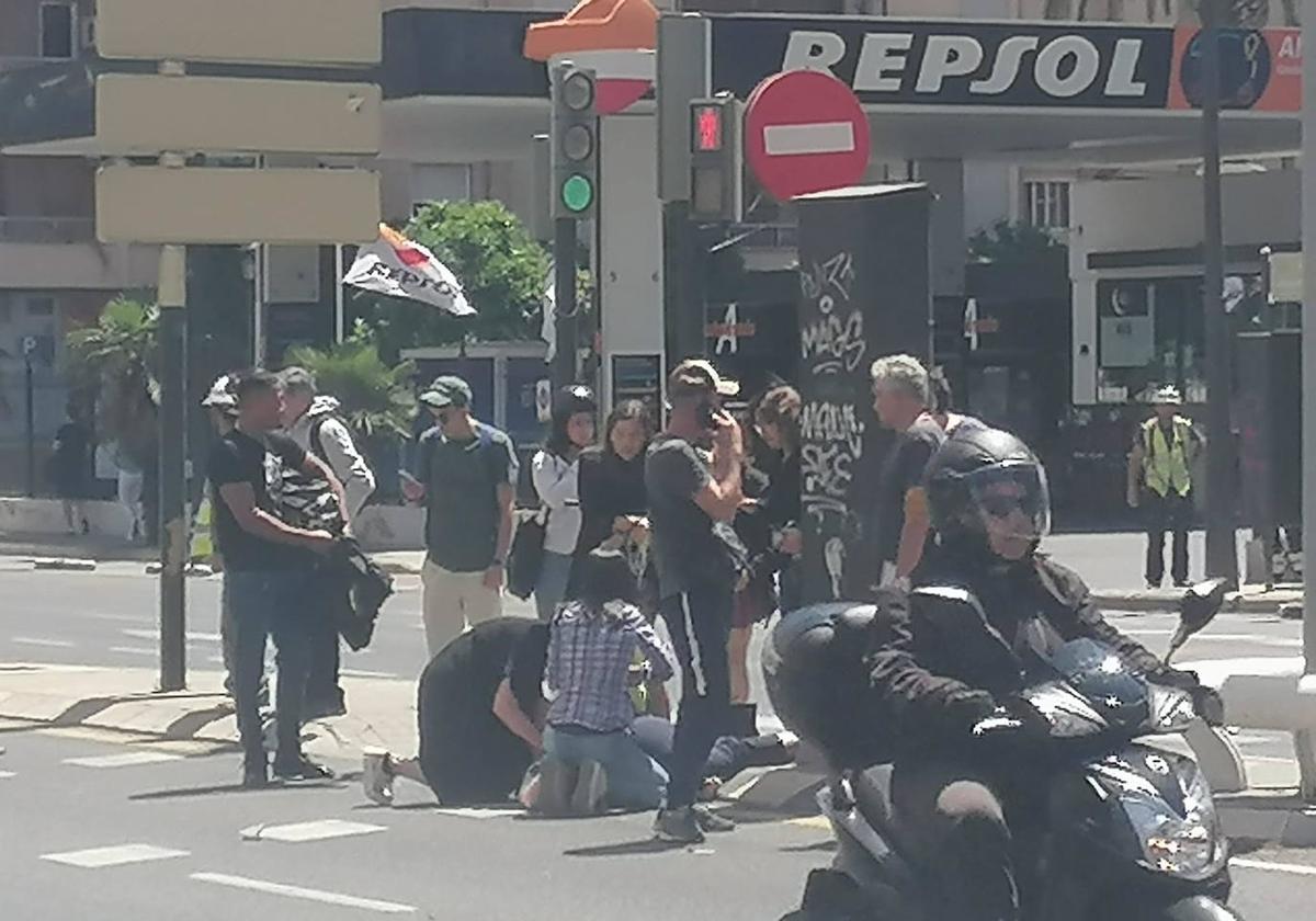 Atropello en la avenida Primado Reig de Valencia