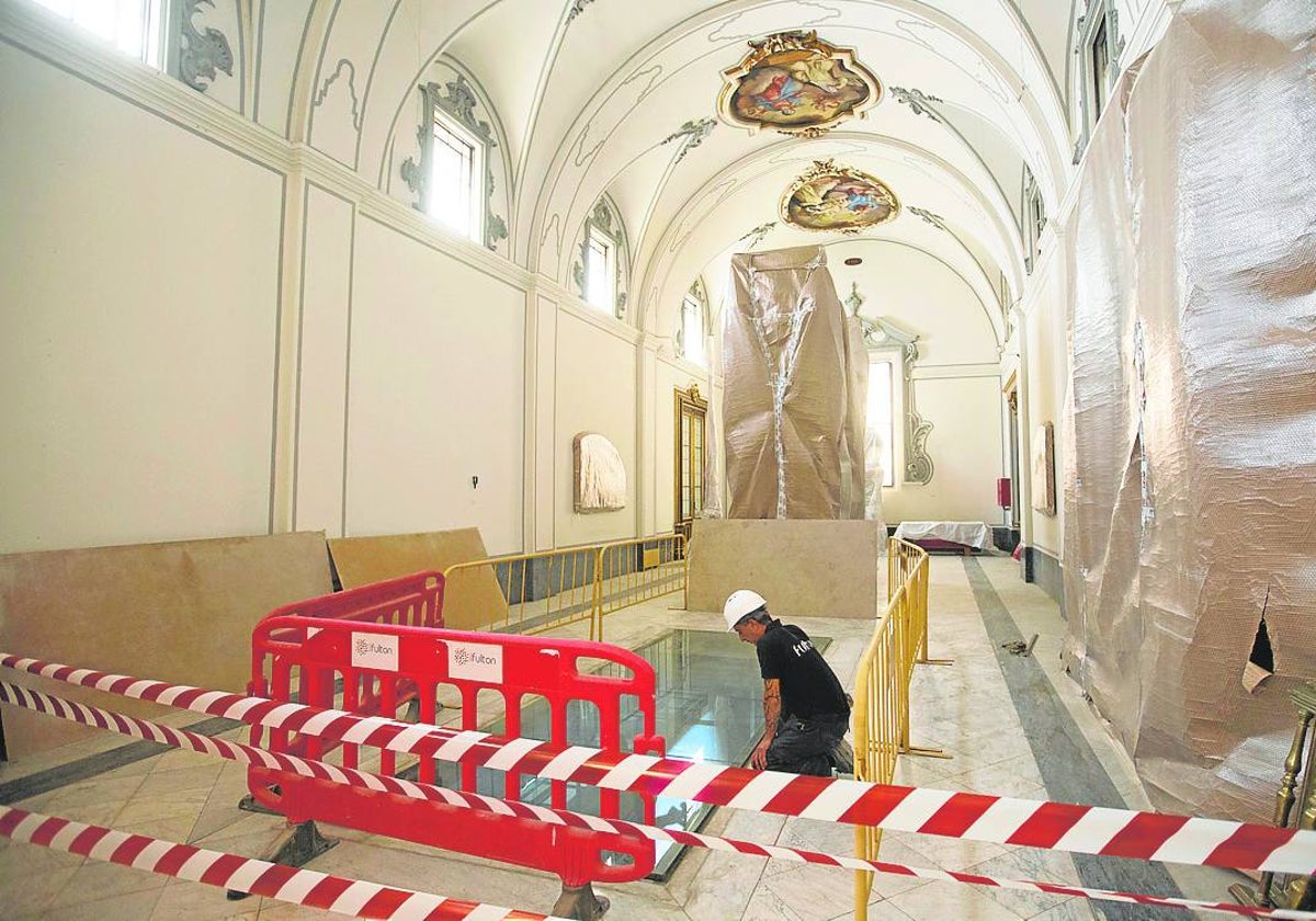 Obras en el Museo Histórico de Valencia, en imagen de archivo.