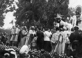 La coronación de la Virgen estuvo a cargo del cardenal arzobispo Enrique Reig