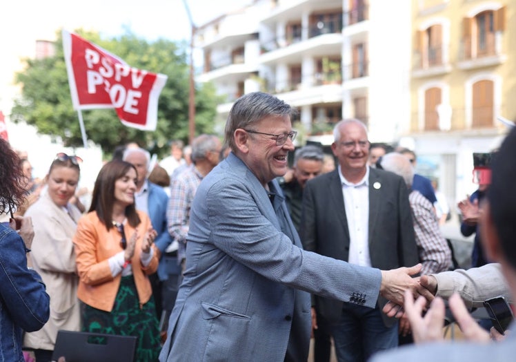 Puig aprovechó su acto para anunciar que en la próxima legislatura comenzarán las obras para la conexión Dénia-Gandia vía TRAM