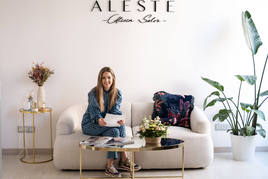 Alicia Soler, creadora de la marca Aleste Atelier.