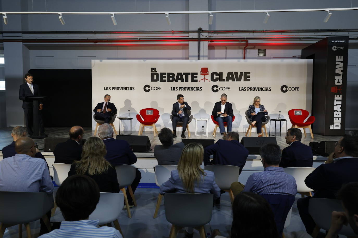 Los candidatos a presidir la Generalitat en el debate clave de LAS PROVINCIAS