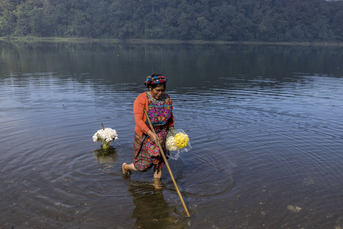 El tradicional ritual de los indígenas de Guatemala