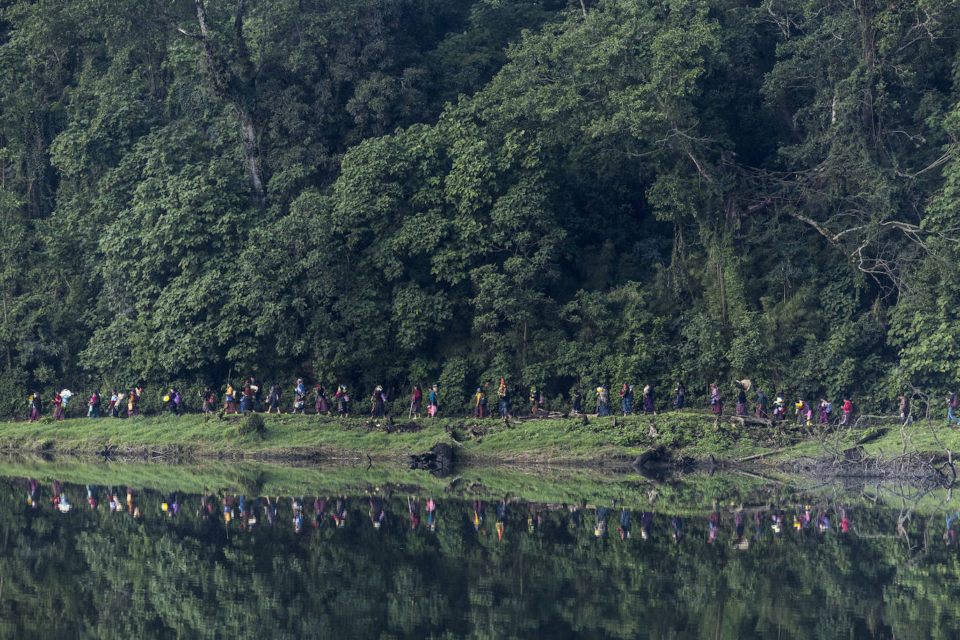 El tradicional ritual de los indígenas de Guatemala