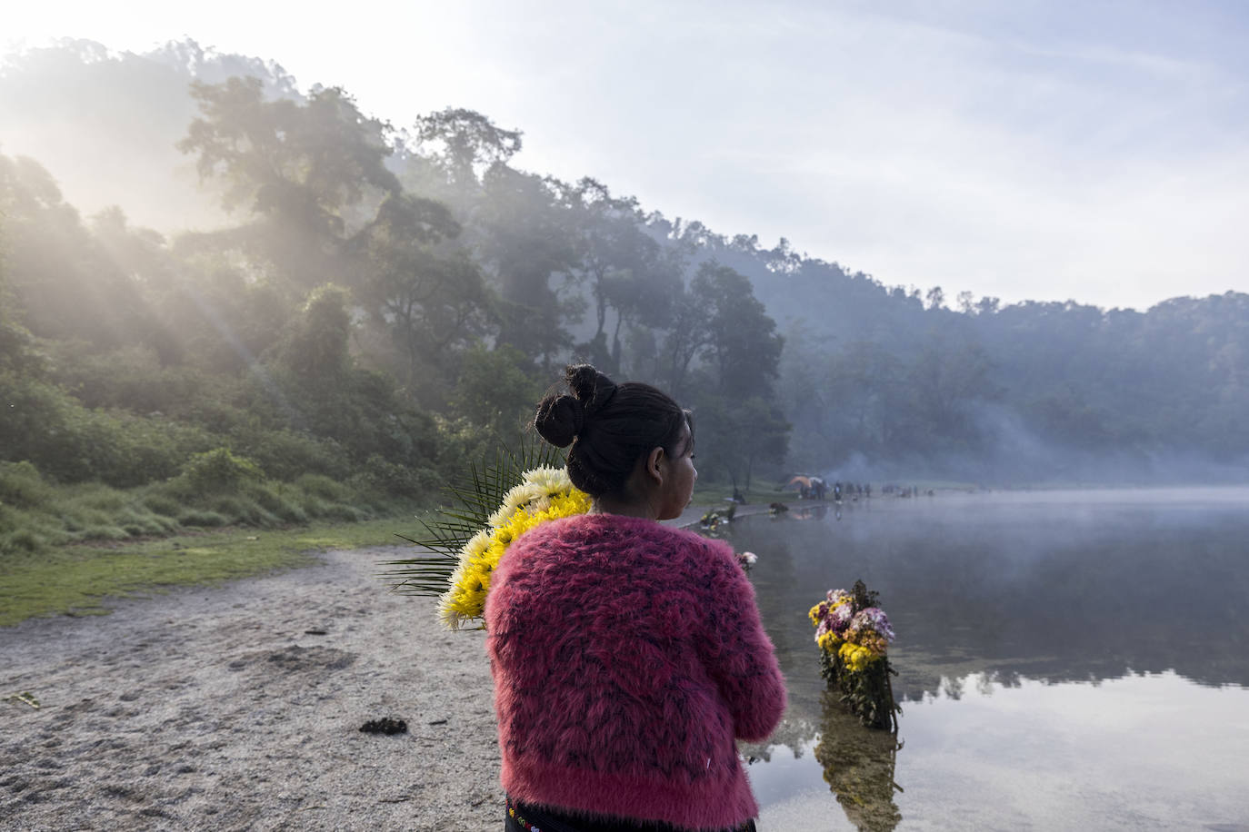 El tradicional ritual de los indígenas de Guatemala