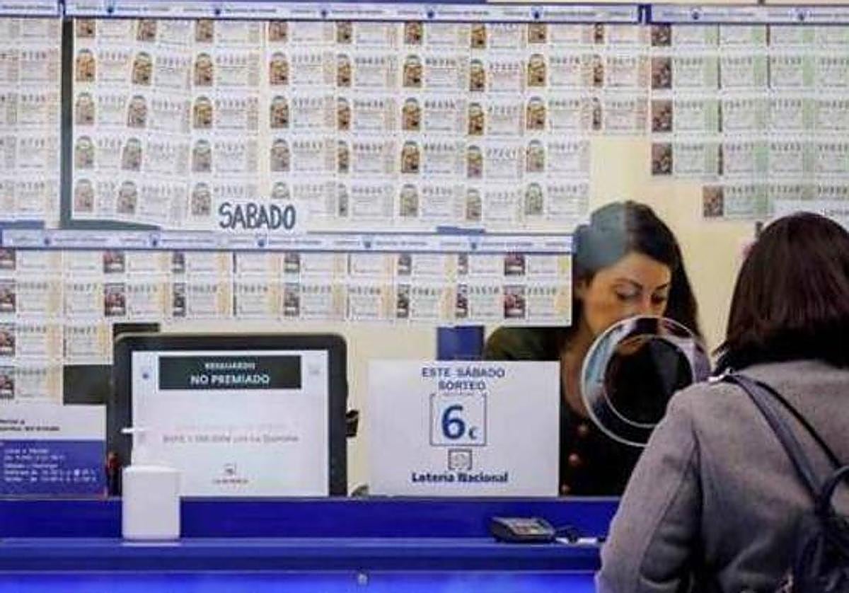 Una administración de lotería.