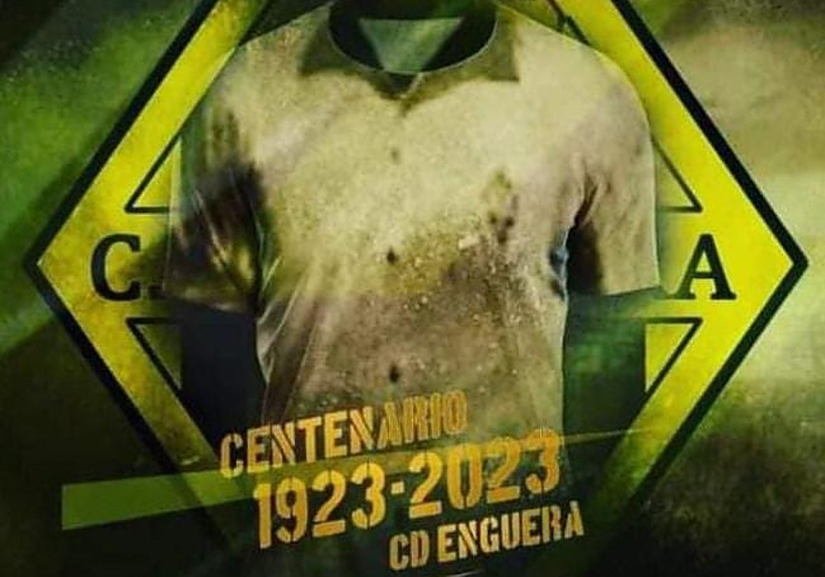 Camiseta conmemorativa del centenario del CD Enguera.
