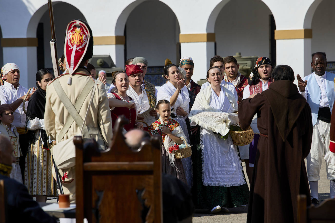 Recreaciones en vivo en el Museo Militar de Valencia