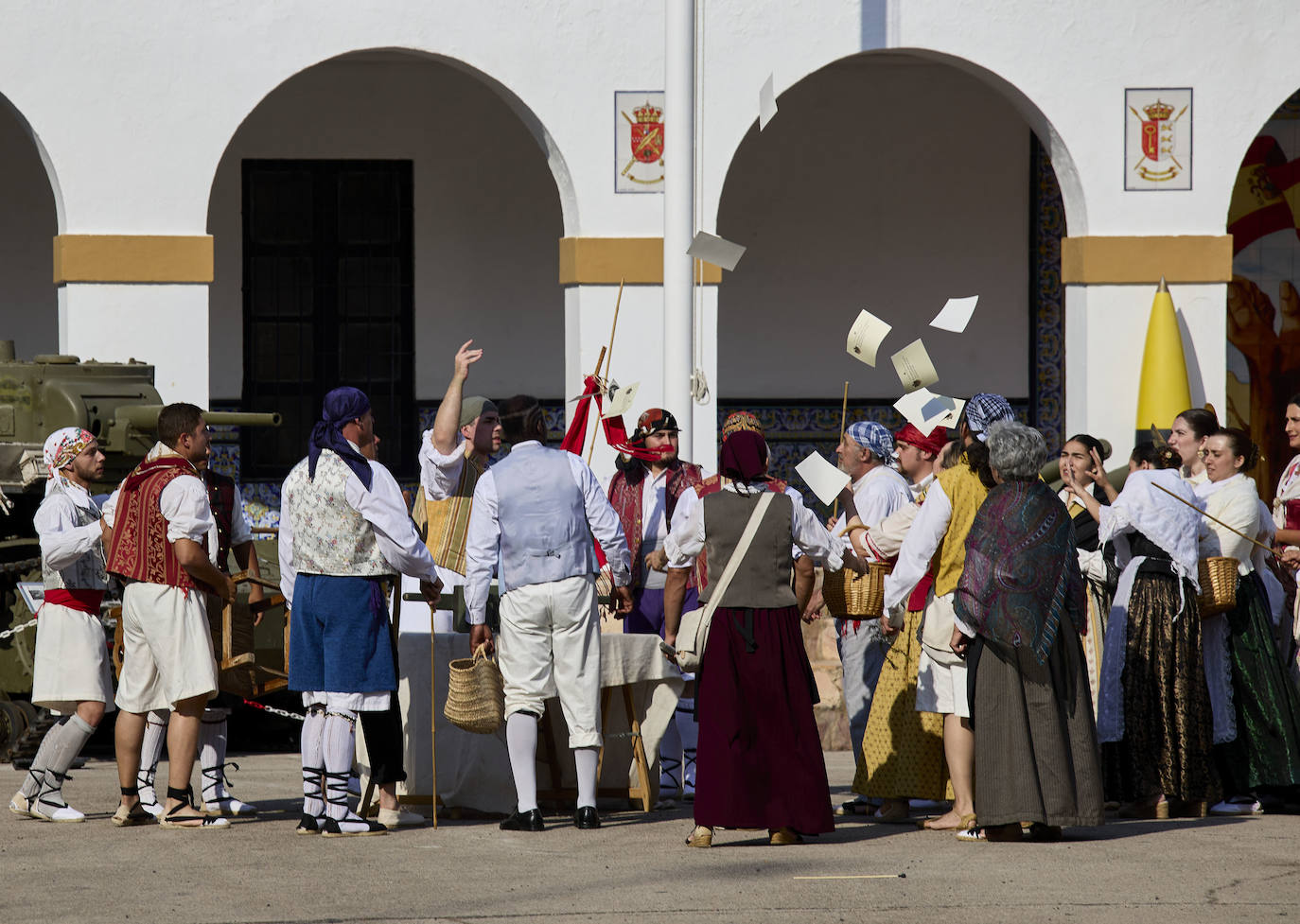 Recreaciones en vivo en el Museo Militar de Valencia