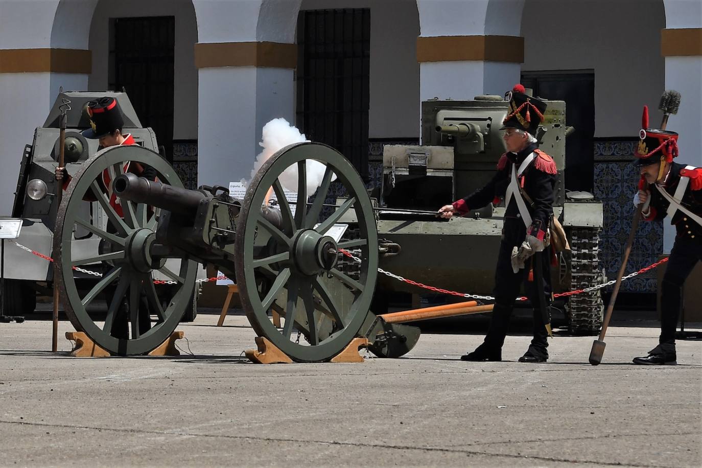 Recreaciones en vivo en el Museo Militar de Valencia