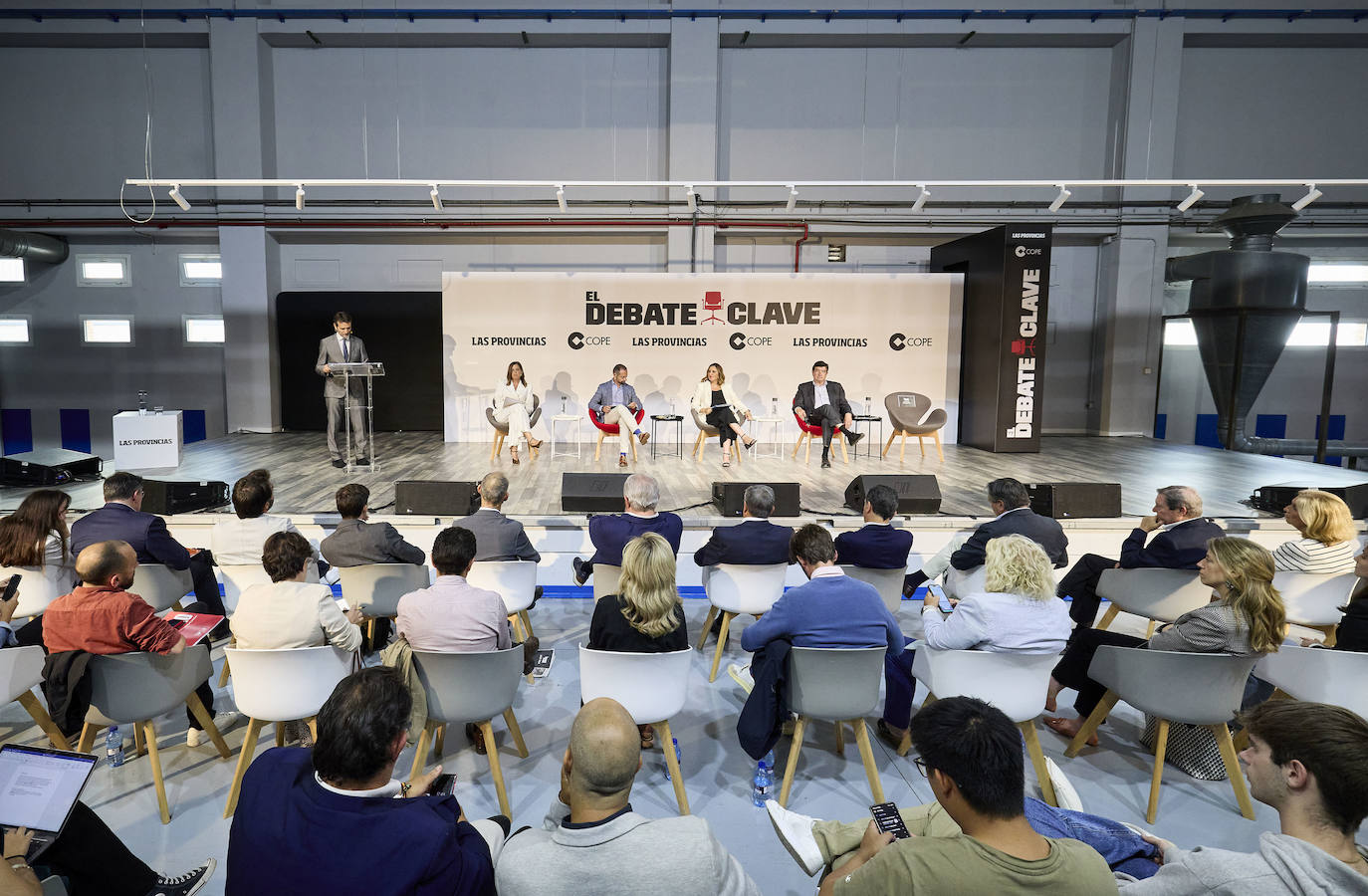 Los candidatos a la alcaldía de Valencia, en el último debate clave de LAS PROVINCIAS