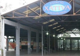 Estación de autobuses de Xàtiva.