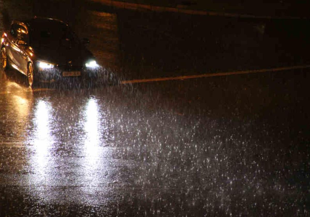 Lluvias en Valencia.