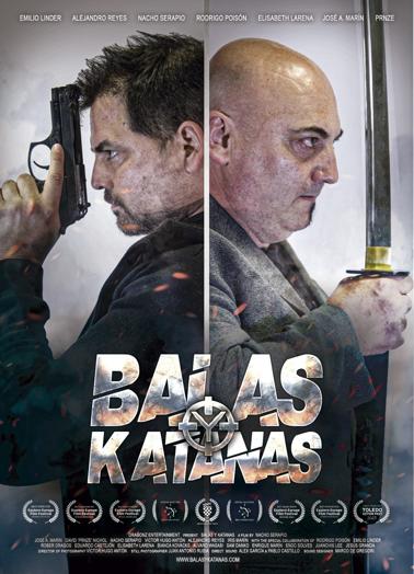 Cartel promocional de 'Balas y katanas'.