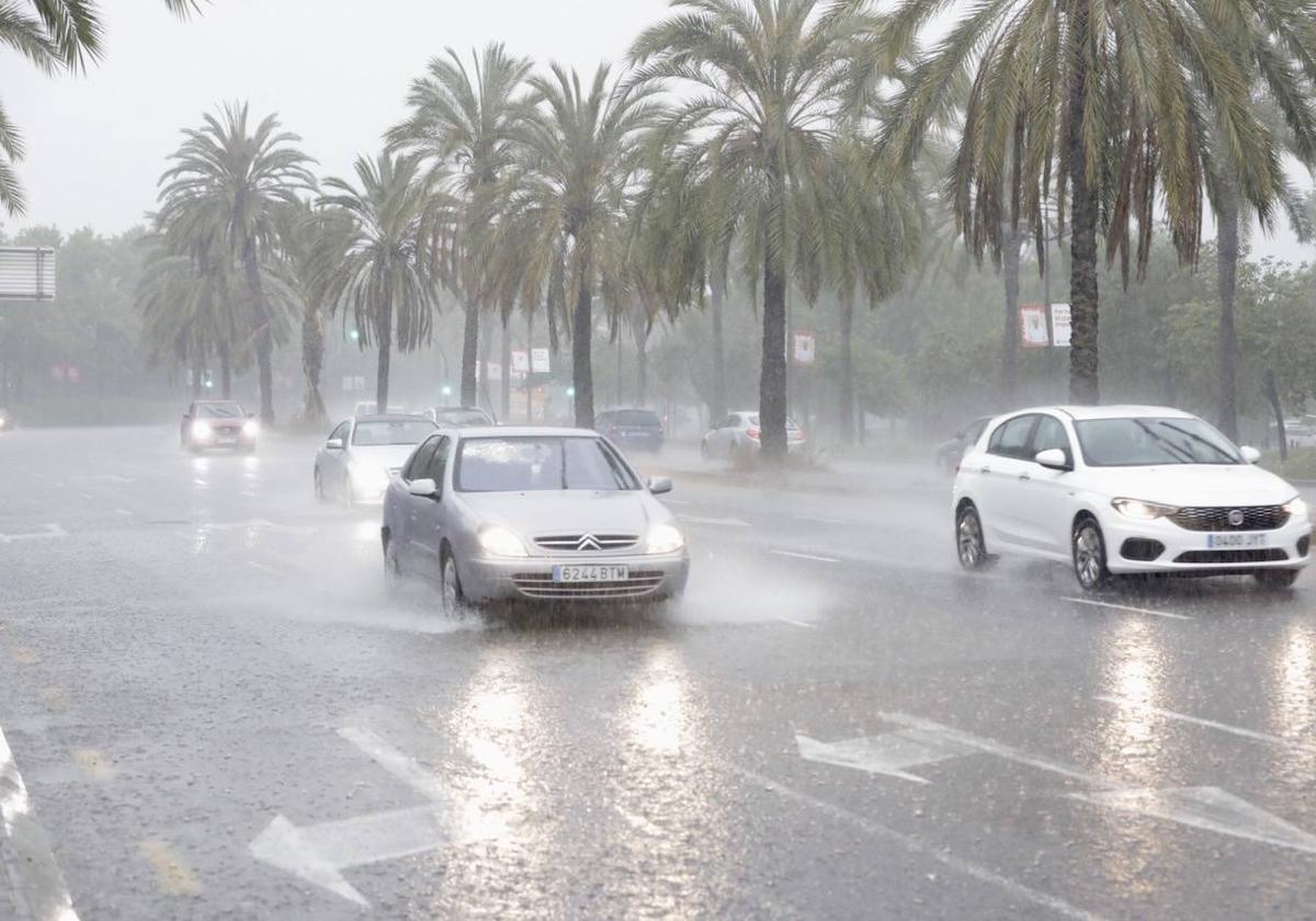 La DANA deja intensas lluvias en Valencia