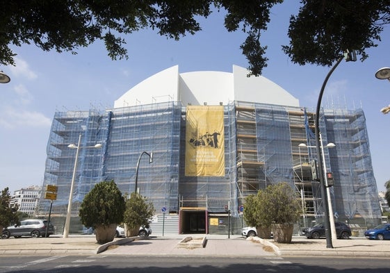 El Palau de la Música, en obras desde hace más de un año.