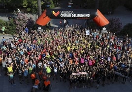 Participantes en el Global Running Day de 2022.