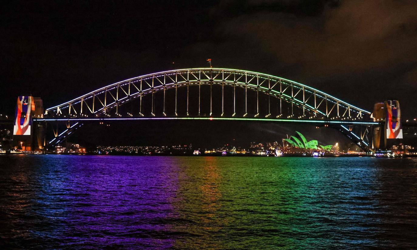 El Vivid Sydney festival llena la ciudad de luz y color