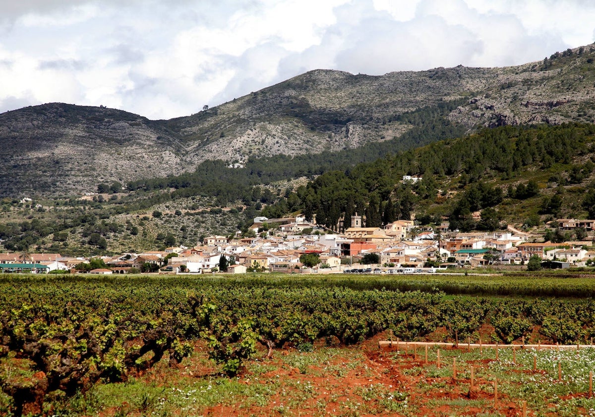 Vista panorámica de Llíber.