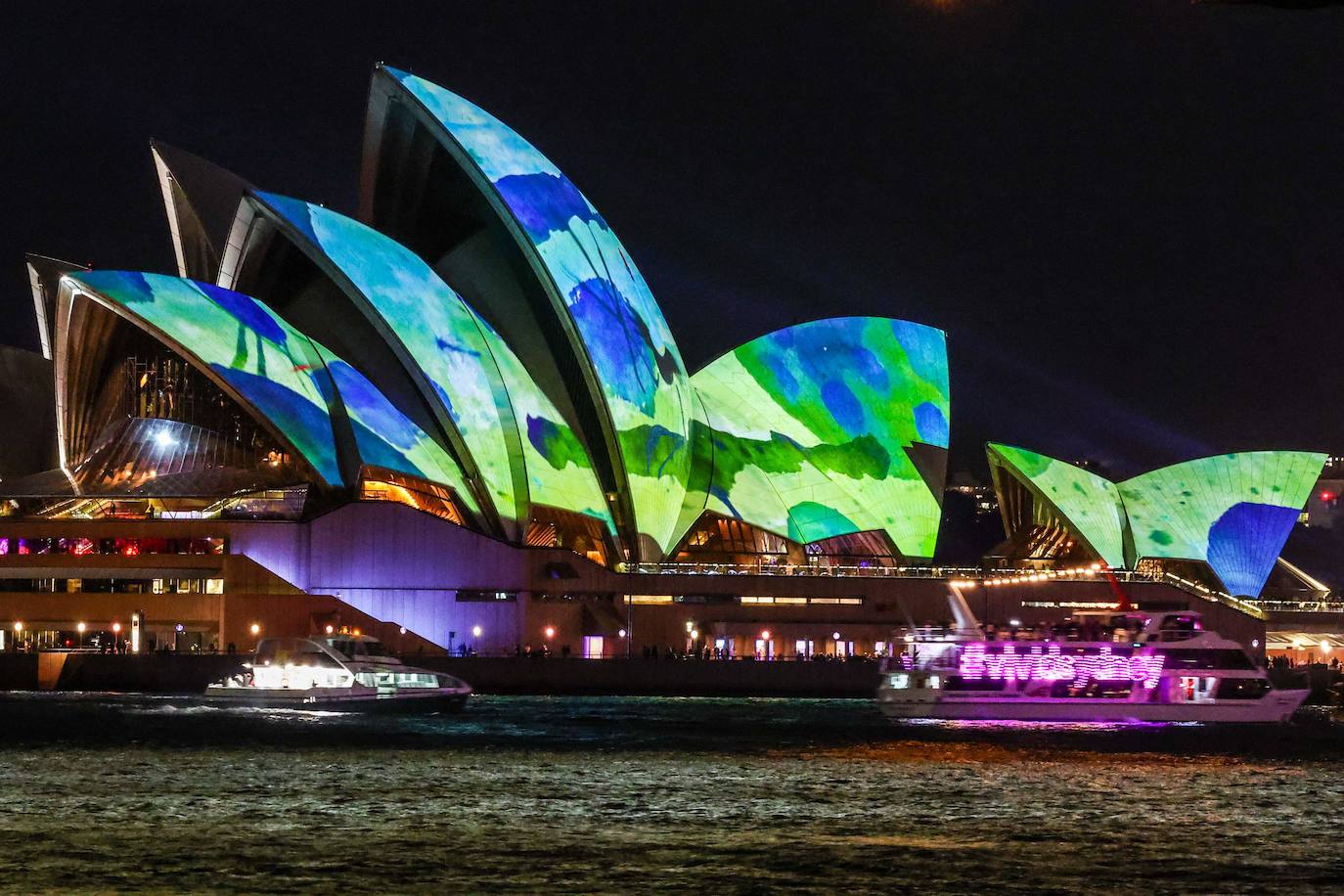 El Vivid Sydney festival llena la ciudad de luz y color