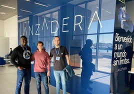 El equipo de Erasmus Play en la sede de Lanzadera.