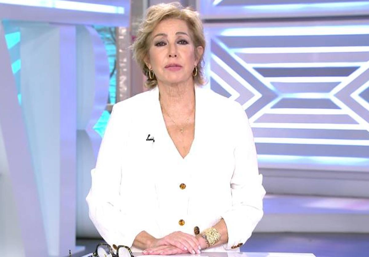 Ana Rosa durante el programa de este lunes