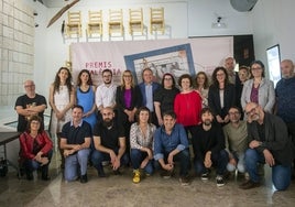 Los ganadores de los premios València y València Nova.