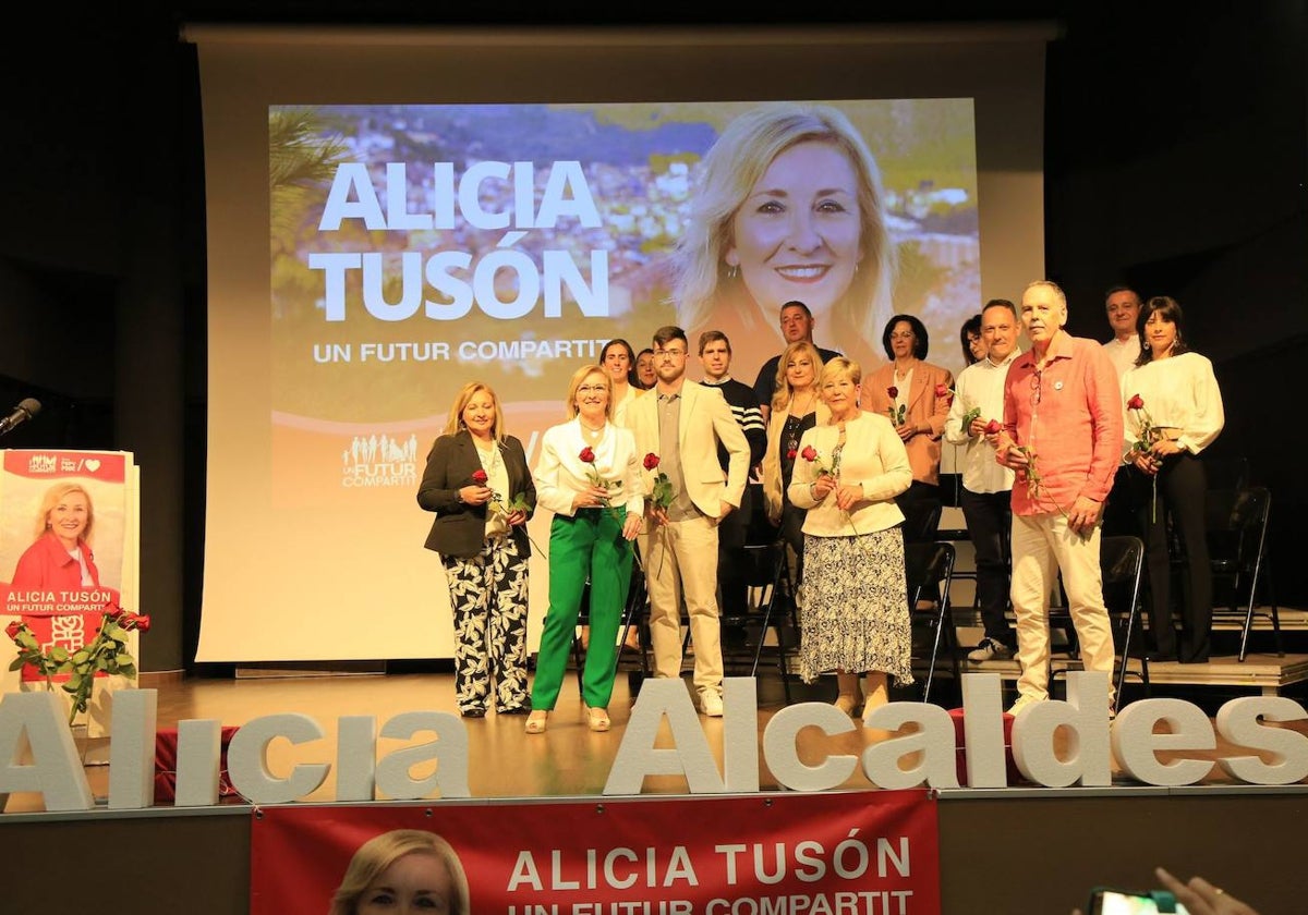 Un acto electoral de los socialistas de Serra.