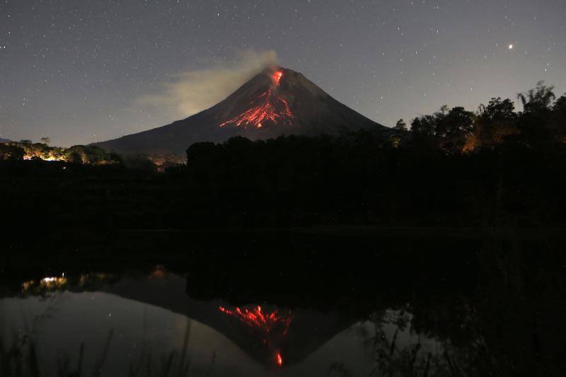 La impresionante erupción del volcán Popocatépetl