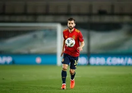 Gayà, en una de las convocatorias con la Selección Española.