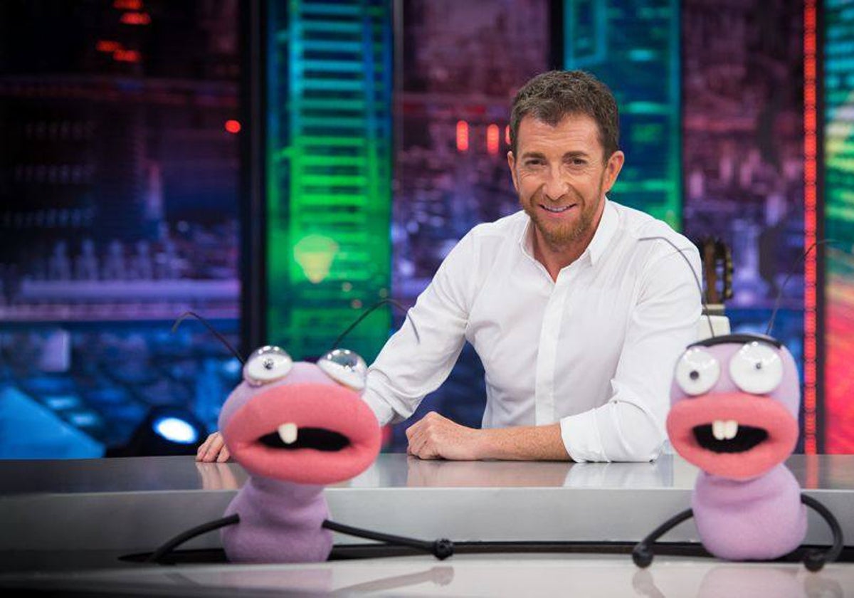 Pablo Motos, con Trancas y Barrancas, en 'El Hormiguero'.