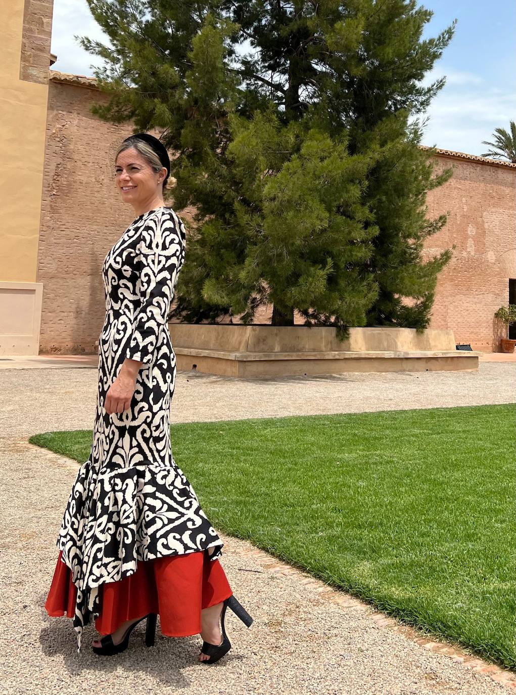 Ángela Cocerá, vestida de Toussette.