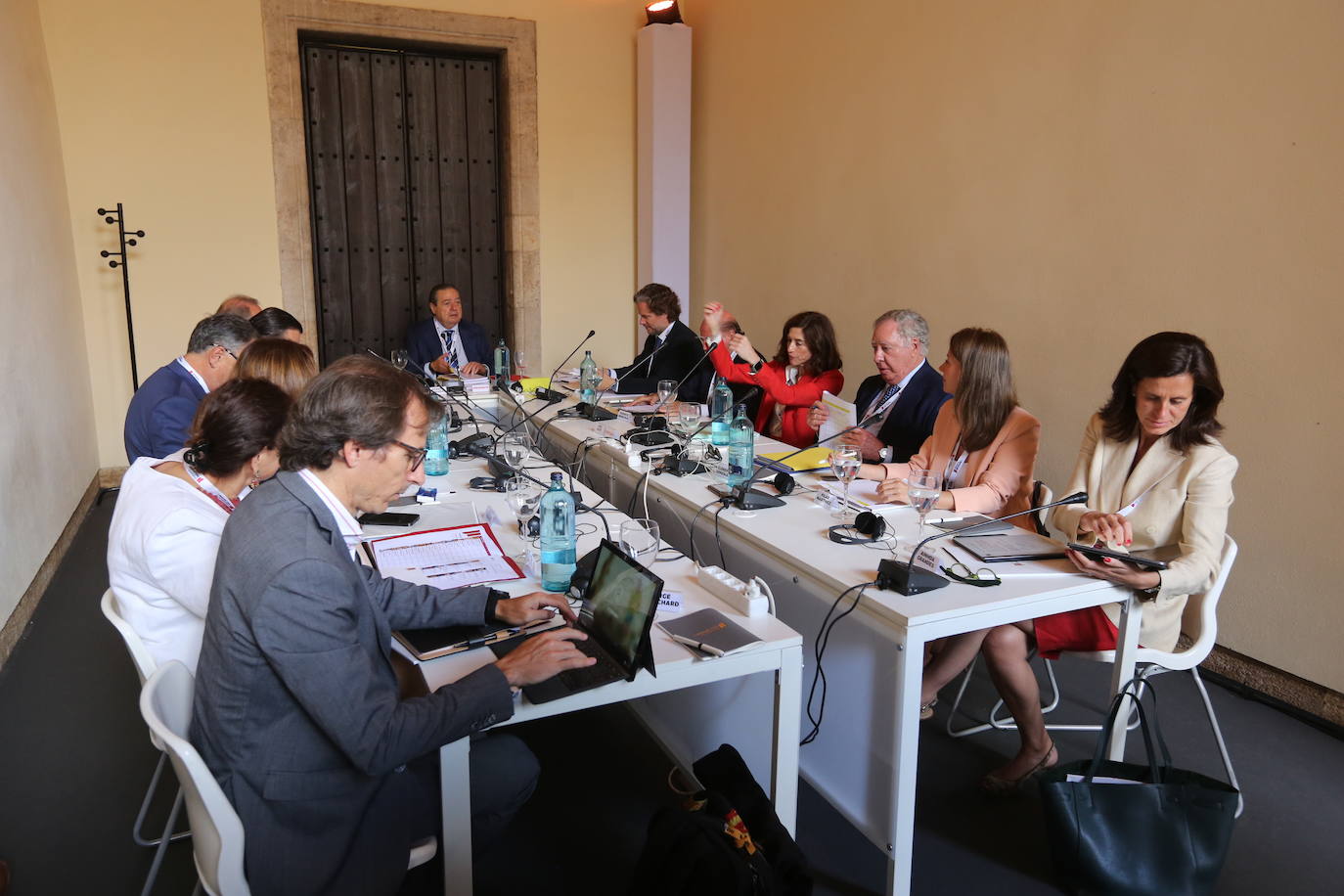 Premios Nobel reunidos en Valencia junto al resto de jurados de los Premios Rei Jaume I