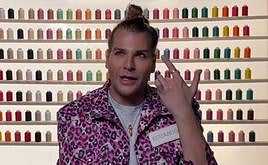 Eduardo Navarrete durante su participación en Maestros de la Costura