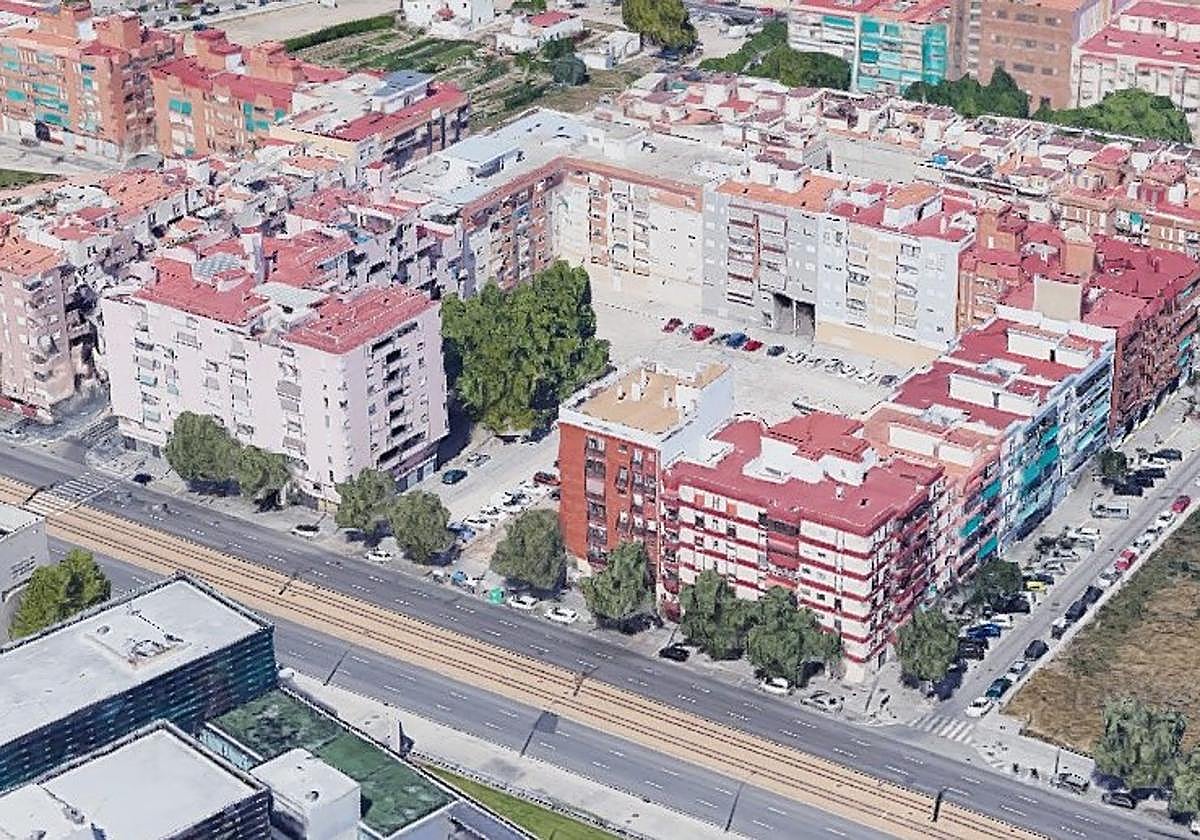 Estado actual de la plaza Músic Antoni Eiximeno.