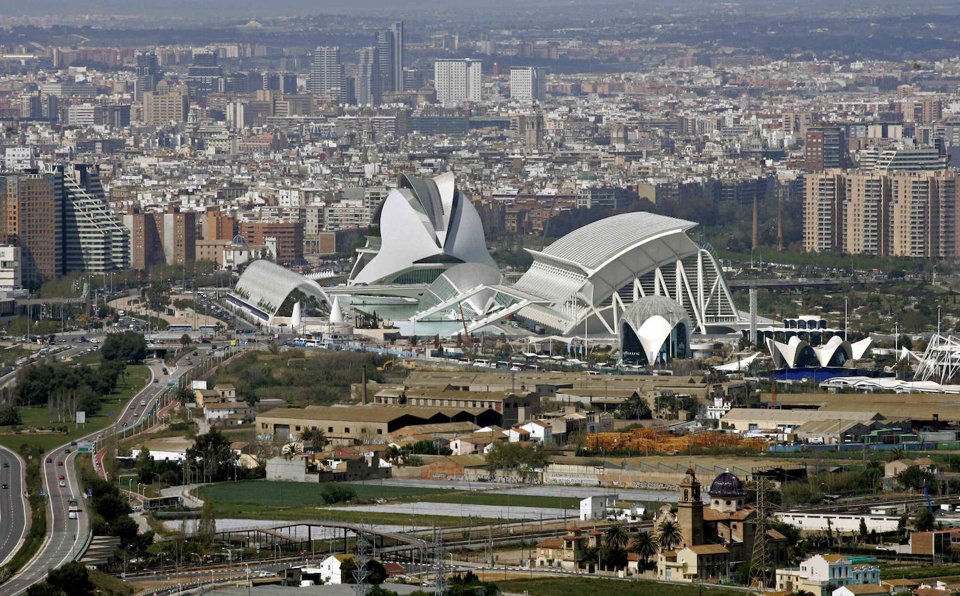 Vista de la ciudad de Valencia.