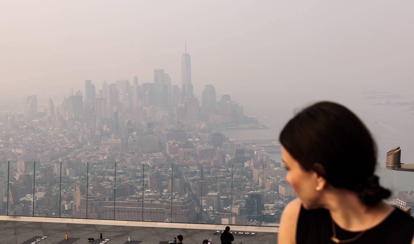 Así ha empeorado el aire de Nueva York por los incendios de Canadá