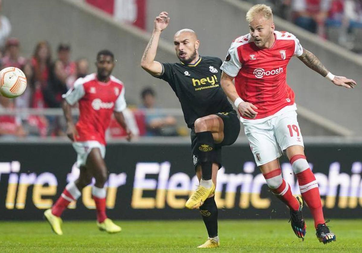 Uros Racic, esta temporada en el Sporting de Braga.