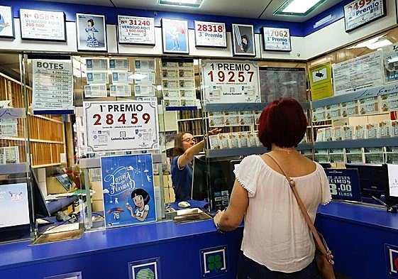 Administración de lotería en una imagen de archivo.