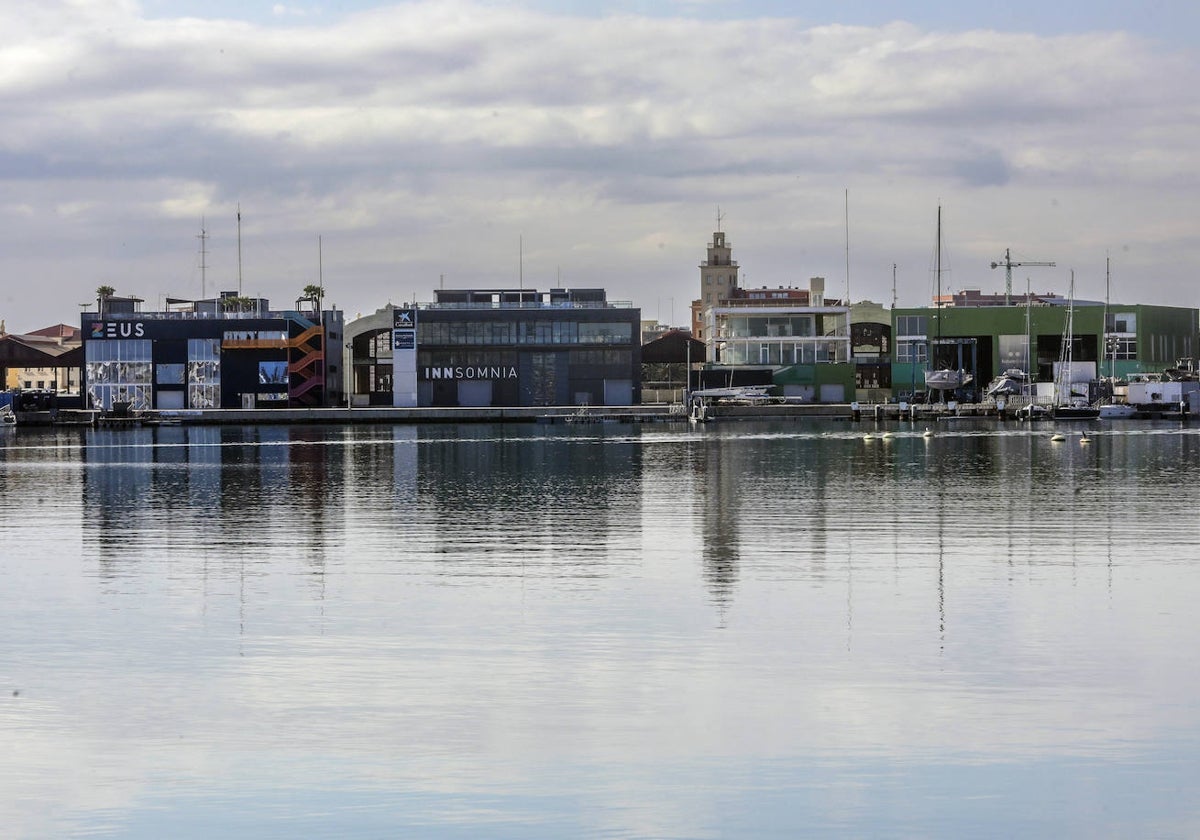 Vista general de la Marina, con algunas de las bases de startups al fondo.