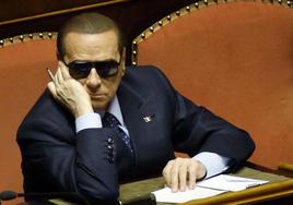 Silvio Berlusconi, en el Senado.