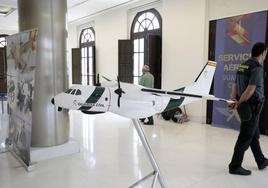 Exposición del 50 aniversario del Servicio Aéreo de la Guardia Civil.