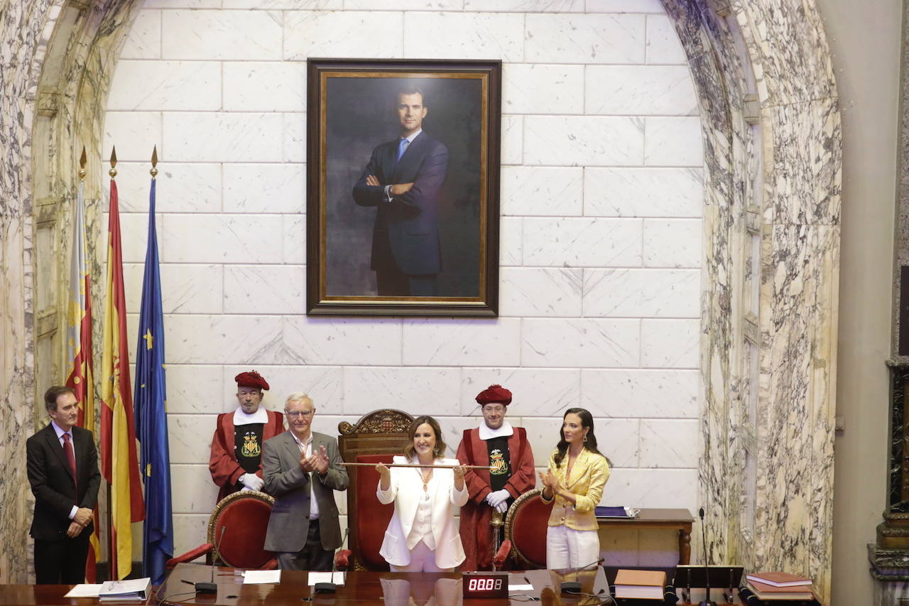 Fotos | Así ha sido la constitución del Ayuntamiento de Valencia: el PP vuelve a gobernar