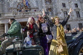 La cabalgata de las Magas Republicanas, durante una de sus ediciones en Valencia