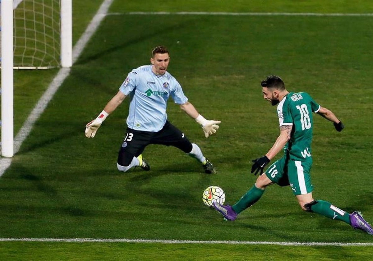 Vicente Guaita durante su etapa en el Getafe.