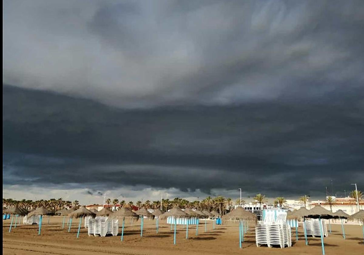 Tormentas en Valencia.