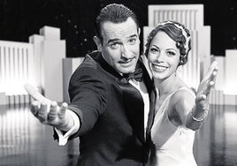 La actriz Bérenice Bejo, junto con Jean Dujardin, en la cinta 'The Artist', filme con el que alcanzó la fama internacional.