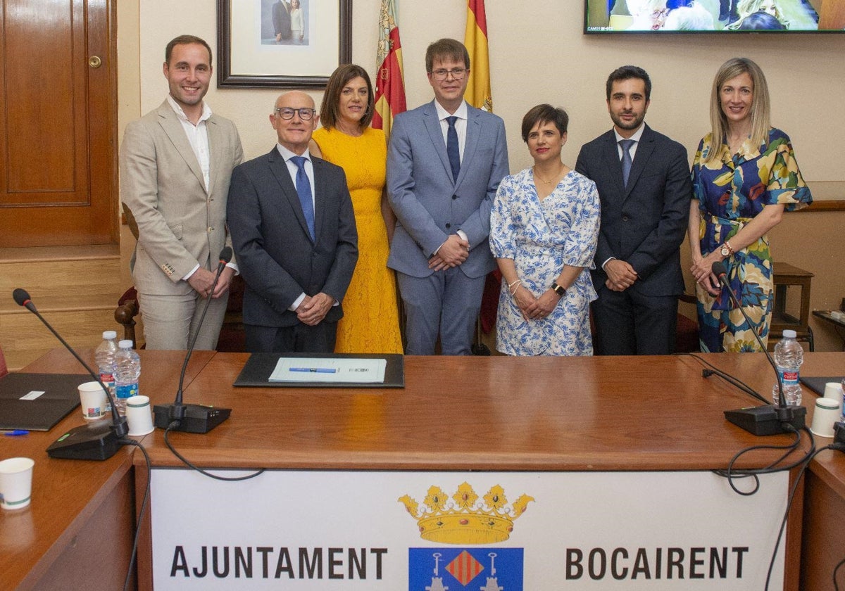 Equipo de gobierno del Ayuntamiento de Bocairent.