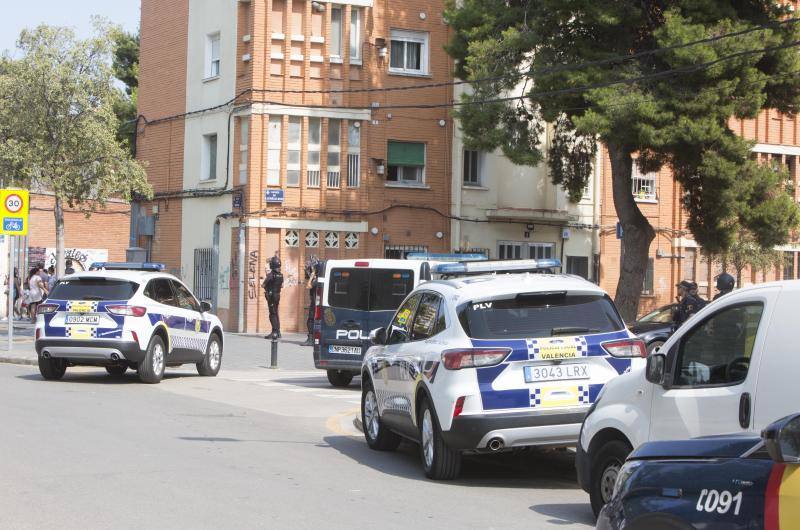 Operación antidroga en la Fuensanta