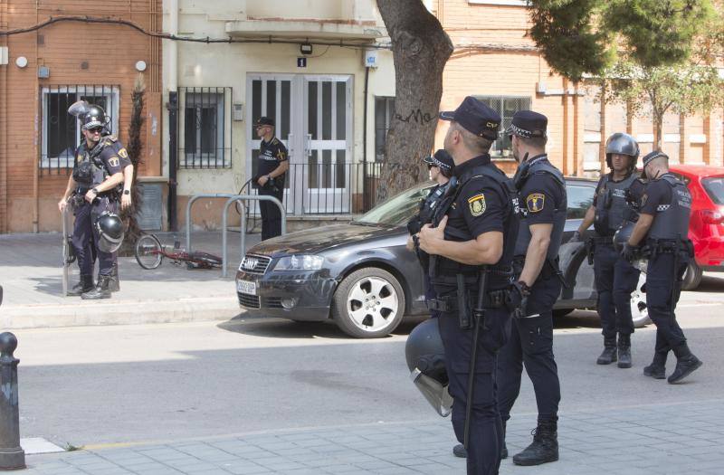 Operación antidroga en la Fuensanta